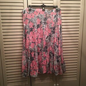 Ruby Road Colorful Floral Skirt.